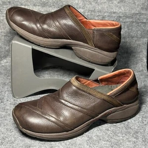 Merrell Bug Brown Clogs - Size 9.5 - Slip On Comfort Shoes - J63796 Primo Patch - Picture 1 of 7