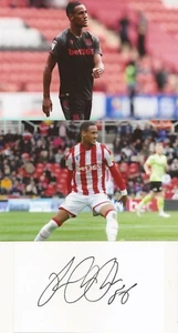 STOKE & ENGLAND* THOMAS INCE SIGNED 3x5 WHITECARD+2 UNSIGNIERTE FOTOS+COA - Bild 1 von 1