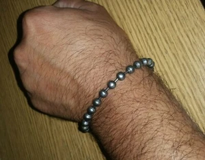 27 Sarbloh acero puro meditación oración cuentas talismán sikh simarna pulsera oo - Imagen 1 de 6