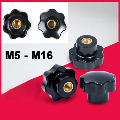 Sterngriff Sternmutter Klemmmutter Sternschraube Flügelmutter M5 M6 M8 M10 - M16 - Bild 1 von 4