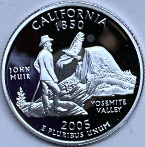 2005-S California Silver Proof State Quarter - 90% Silver - #1 - Picture 1 of 2