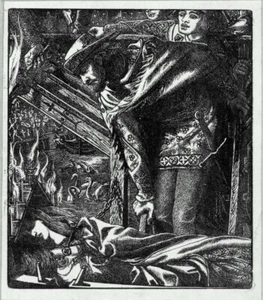 Lady of Shalott, 1857,Dante G Rossetti,A1 Print - Picture 1 of 1