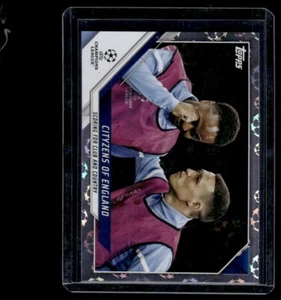 2021-22 Topps UCL Collection Starball Foil #113 Checklist - Cityzens of England - Bild 1 von 2