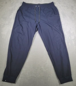 Beyond Scrubs Jogger Mens Small Short Navy Blue Scrubs Bravo  Drawstring Medical - Picture 1 of 12