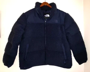 THE NORTH FACE 1996 Retro Nuptse Down Sherpa Chaqueta XL Aviador Azul Unisex Usada en Excelente Condición - Imagen 1 de 6