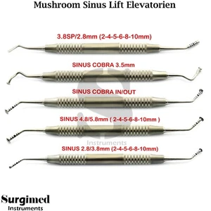 Zahnarzt Implantat Sinus Lift Elevatoren Kürette Heber Raspatorien Implantologie - Bild 1 von 6