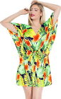 LA LEELA Women's Mini Swimsuit Beach Coverups Swimwear US 16-28W Orange_P434