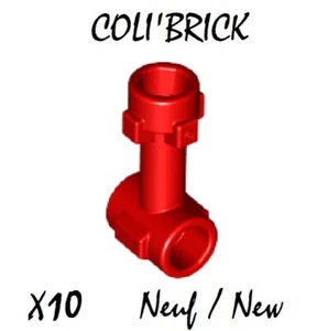 Lego 92690 - 10x Manche Sabre Bar 1L Connector Perpendicular - Rouge Red - Neuf - Imagen 1 de 1