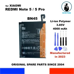 BATTERY BN45 XIAOMI MI 4000mAh FOR REDMI NOTE 5 PRO INDIA CHINA OEM 3,85V TOOLS - Photo 1 sur 11
