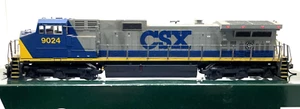 HO KATO 37-1303 GE C44-9W DASH 9 CSX # 9024 LIGHTLY WEATHERED DCC INSTALLED - Picture 1 of 3