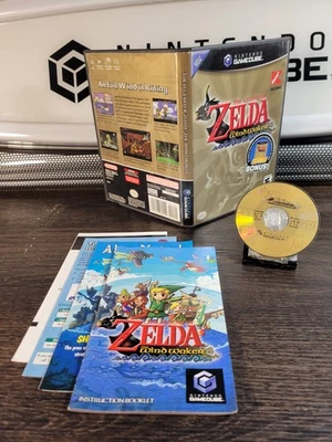 The Legend of Zelda The Wind Waker Nintendo Power Black Label Cover CIB GameCube - Image 1 of 4