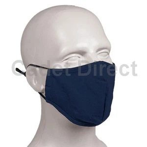 RAF Blue Face Mask, Wide Shape Polycotton Ripstop - Picture 1 of 4