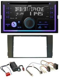 JVC MP3 USB 2DIN DAB Bluetooth CD Autoradio für Audi A6 01-05 C5 Bose Aktivsyste - Bild 1 von 9