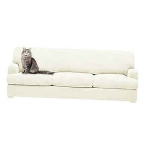 T Cushion Sofa Slipcovers with 3 Individual T Cushion Shape Seat Covers for - Picture 1 of 8