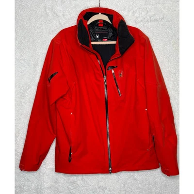 Abrigo Hombre SPYDER Talla Lg Rojo y Negro Sky  Foto 1 de 4