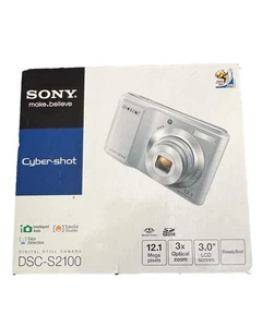 Sony Cyber-shot DSC-S2100 12.1MP Digitalkamera Digicam - Silber Brandneu Originalverpackt - Bild 1 von 4