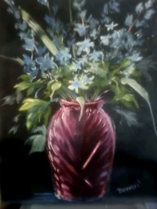  16x20 Original Floral Painting  - Picture 1 of 1