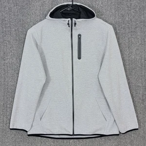 Russell Jacke Herren Large grau Fusion Strick Full Zip Kapuzenpullover RM37445H - Bild 1 von 11