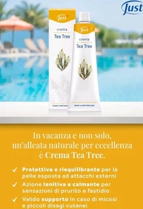 Crema tea tree just 100ML per brufoli psoriasi dermatiti Scad 2027 - Foto 1 di 2