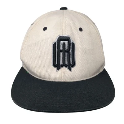The Classics Yupoong Snapback Hat Beige One Size Adjustable Embroidered 6 Panel - Image 1 of 4