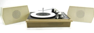 ZENITH VINTAGE STEREO PORTABLE TURNTABLE RECORD PLAYER SERVICED NEW STYLUS NICE! - Picture 1 of 13