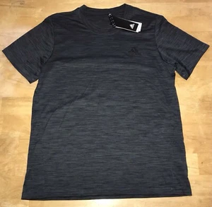 T-shirt Adidas Axis Tech uomo grigia nera SS allenamento atletico nuova con etichette taglia media - Foto 1 di 9