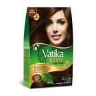Dabur Vatika Henna Hair Color 100% Amonia Free - 6 Sachets x 10g - Dark Brown