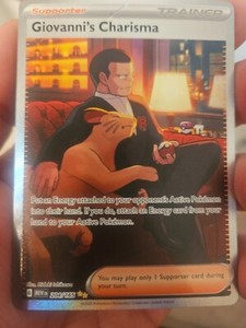 Pokemon Card 151 Giovanni's charisma SAR 207/165 English