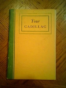 1939 ORIGINAL CADILLAC V-8 OWNER'S MANUAL/OPERATING HINTS GUIDE - Bild 1 von 1