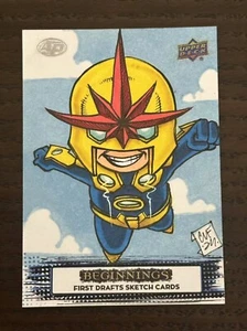 2024 Upper Deck Marvel Beginnings v2 series 2 Sketch Card Nova by Chris Foreman - Picture 1 of 2