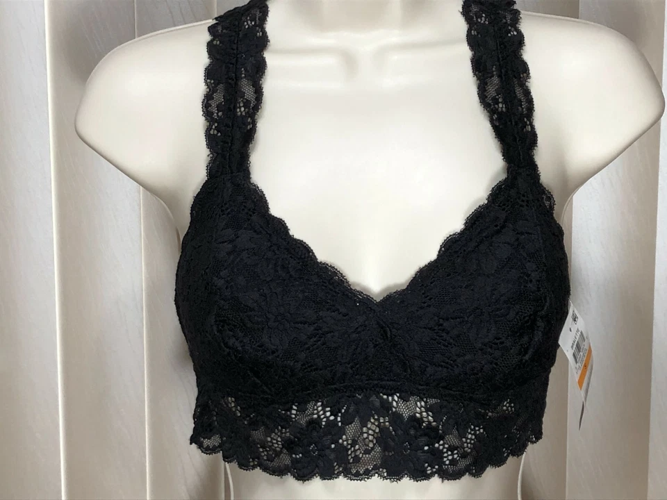 Jenni Wireless Racerback Bralette S Longline Lace Bra Black Jennifer Moore - Image 1 of 4