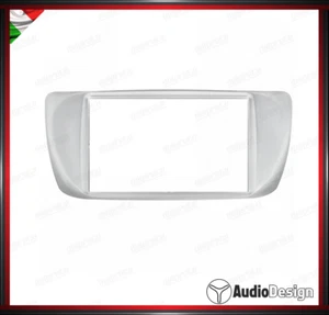 2Din MASK CAR RADIO MOUNTING KIT ALFA ROMEO JULIETTA 2010 08/2013 SILVER - Picture 1 of 1