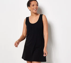Women With Control Tennis Dress Romper Onyx XXS New - Picture 1 of 1