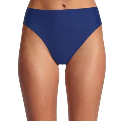 NWT Nicole Miller  Sz. M TWILIGHT Blue Scoop Bikini Swim Bottom  - Image 1 of 4