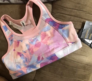 Avia Reversible Girls Sports Bra Size Small 6-6X Mixed Pales W/pink!!! - Picture 1 of 9