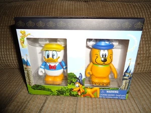 FIGURAS DE PATO DONALD Y PLUTO DE VINILO COLECCIÓN DE 3" DE DISNEY NUEVAS EN CAJA - Imagen 1 de 1