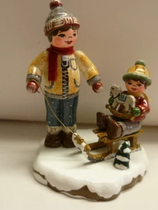 Hubrig Volkskunst Winterkinder Beste Freunde 8cm - Bild 1 von 1