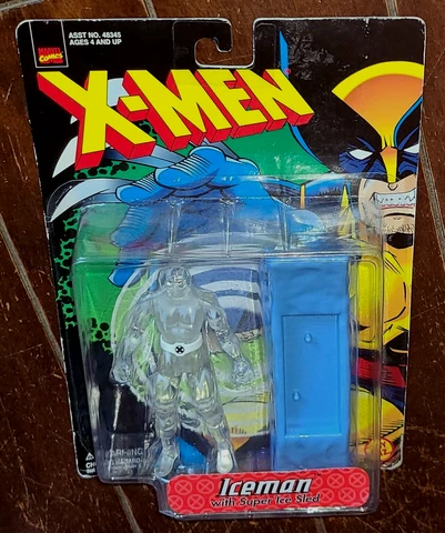 X-Men: ICEMAN w/Super Ice Sled (ToyBiz, 1998) #48348 Cover
