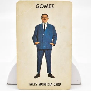 Tarjeta de repuesto única vintage 1965 Gomez The Addams Family Game - Imagen 1 de 2