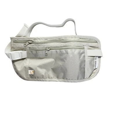 Bolsa de viaje con cinturón de dinero con bloqueo RFID, pasaporte, tarjeta de crédito, soporte para dinero Foto 1 de 4