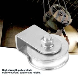0.3 Tons Loading Single Pulley Block Pulley Roller Lifting Wheel For Wir - Picture 1 of 9