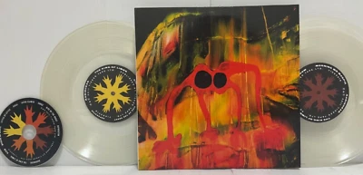 Radiohead — «Король конечностей», 2 x 10 дюймов, 2011 г., британская оригинальная тикерная лента, ограниченное издание, долгоиграющая пластинка с компакт-диском - Изображение 1 из 2