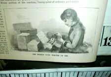 1888 ROBERT MORRIS OF KANSAS TYPEWRITER INVENTION REPORT