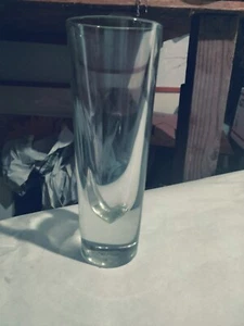 Italian Bullet Glass 2 Heavy Weighted Glass Tumblers Italy Double Shot 4 oz - Picture 1 of 1