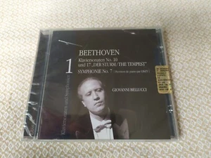 Giovanni Bellucci - Beethoven : Piano Sonatas Nos. 10 & 17, Symphony 7 - CD NEW - Foto 1 di 2