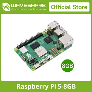 Raspberry Pi 5, Options for 2GB/4GB/8GB RAM, BCM2712 processor, 2.4GHz quad-core - Picture 1 of 17