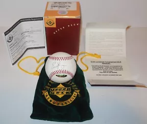 2007 Upper Deck UDA Evan Longoria año de novato automático bola de béisbol MLB - Imagen 1 de 5