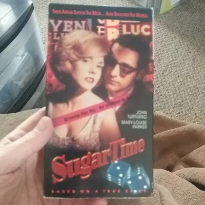 Sugar Time-VHS-John Turturro/Mary Louise Parker-pre release Screener Copy-HTF - Image 1 of 4