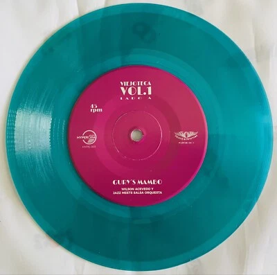 Jazz Meets Salsa Orchestra - Gury's Mambo/Ritmo Sentimental - Green 7" 45 RPM's - Image 1 of 4