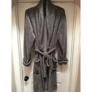 Tommy Bahama Marlin Spa Bademantel grau frottee Plüschtier Herren groß/XL - Bild 1 von 10